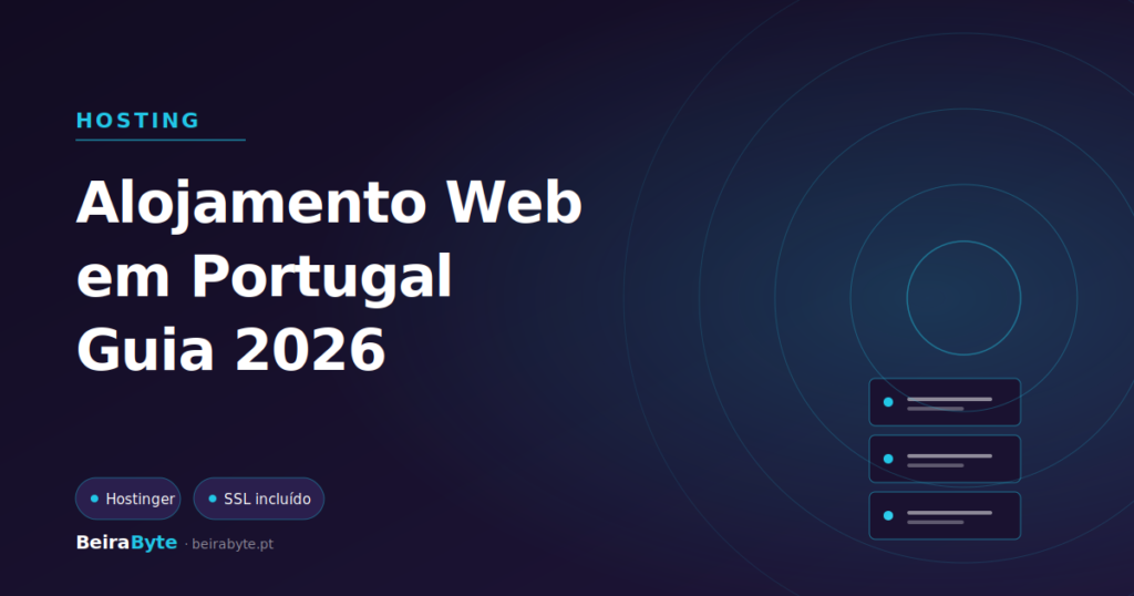 Alojamento Web em Portugal: Como Escolher o Plano Certo (2026)