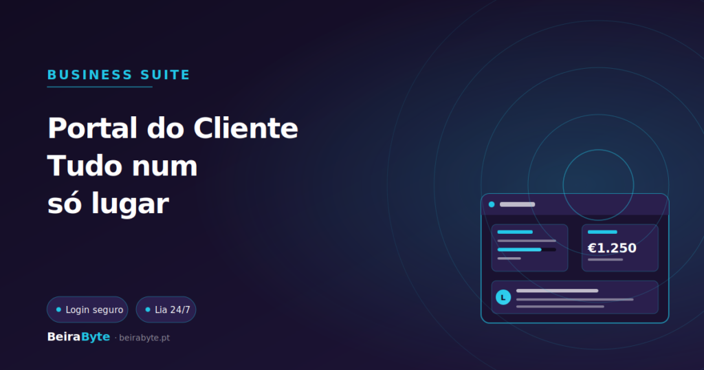 Portal do Cliente BeiraByte: Como Funciona o Business Suite (Guia Completo)